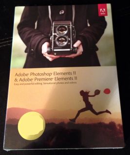 Adobe Photoshop Elements 11 & Adobe Premiere Elements 11   NIB