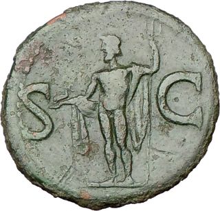 Marcus Vipsanius Agrippa Augustus General 37AD Roman Coin Under 