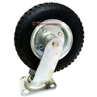 Pcs 8 Air Tire Caster Wheel Swivel Base with Bearing Industrial 