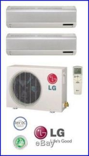 LG LMU180HE Mini Split Dual Zone Air Conditioner