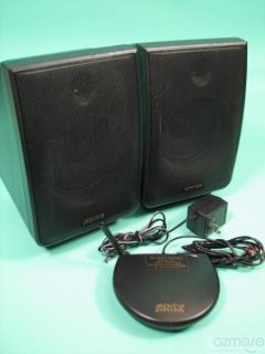 Pair 2 Advent Recoton K965 Wireless Bookshelf Satellite Speakers 