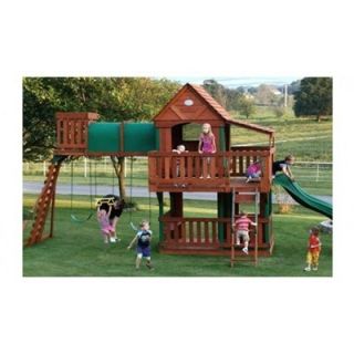 New Adventure Playsets Woodridge Kids Playground Swing Set