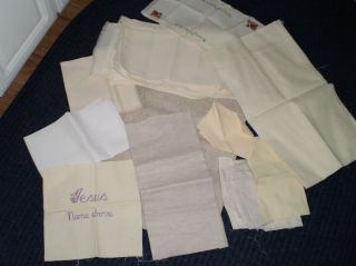 Aida cloth   many sizes   14&18 count plus heavy tan material for 