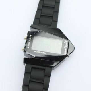 Cool Oversized Light Digital Sports Quartz Rubber Wrist Watch 