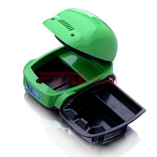 Car Shaped Smokeless Cigarette Ashtray Air Purifier Toy Green