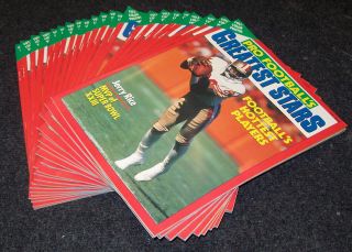 23 Pro Footballs Greatest Stars Jerry Rice Magazines 49ers Superbowl 