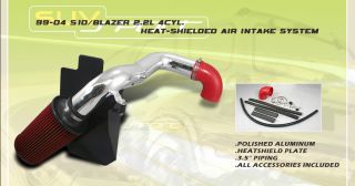98 04 S10 Sonoma Pick Up Heatshield Air Intake Filter