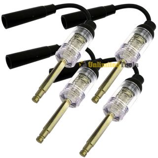 Set of (4) In line Ignition Spark Plug Checker Tester Diagnose Tuner 