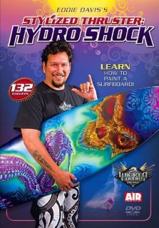   Hydro Shock Paint A Surfboard Eddie Davis DVD Airbrush Action