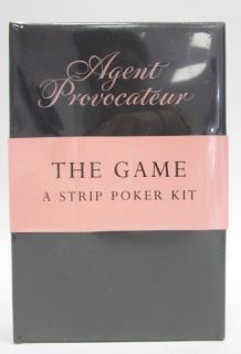 you are bidding on a new agent provocateur the game strip poker kit 