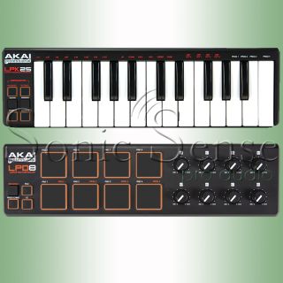 Akai LPK25 Keyboard Controller and LPD8 Drum Pad Package