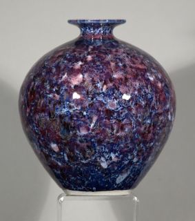 Handthrown Russell Akerman Studio Pottery Vase