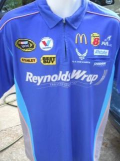Elliott Sadler REYNOLDS WRAP Petty Motorsports race day pit crew shirt 