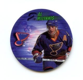Al MacInnis 242 RARE Canada Games 1995 CGCL WPF POG NHL Hockey Disc 