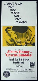 Charlie Bubbles 68 Finney Liza Minnelli Movie Poster