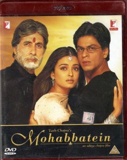Mohabbatein Original DVD Amitabh Aishwarya Shahrukh