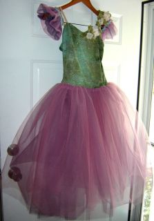 XS S M 12 14 16 y Fairy Elven Prom Gypsy Ballet Costume Dress Dance 