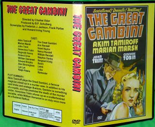 The Great Gambini DVD AKIM TAMIROFF Marian Marsh