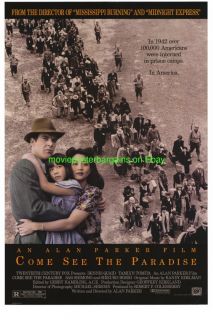 Come See The Paradise Movie Poster WWII Japanese Internment Film 
