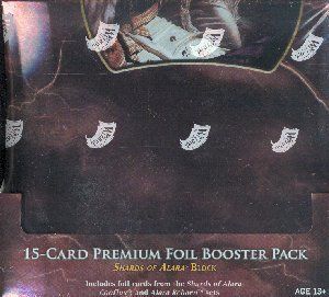 MTG Shards of Alara Block 15 Card Premium Foil 3 Booster Box Lot Magic 