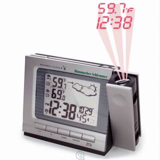   Alarm Clock Weather Monitor Large LCD Screen Numbers AC Battery