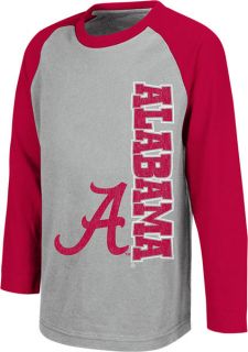 Alabama Crimson Tide Grey Kids 4 7 Warrior Long Sleeve T Shirt