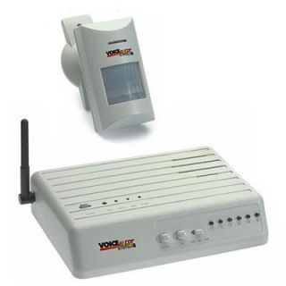 Voice Alert System 6 Wireless Motion Alarm w/ One Transmitter Home 