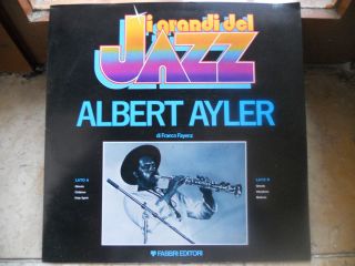 Albert Ayler Promo LP 6 Track in Booklet Gatefold ITA Minty Vinyl Look 