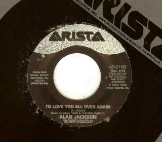Alan Jackson ID Love You All Over Again Home RARE 45