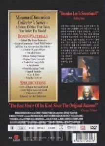 The Crow 1994 Brandon Lee DVD SEALED