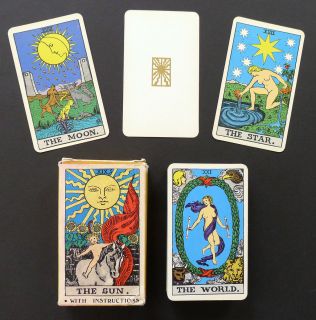 Vintage 1968 Albano Rider Waite Tarot Cards Deluxe Edition by Tarot 