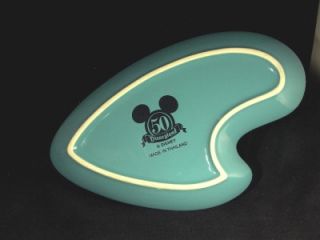 2005 Disneyland 50th Anniversary Retro Disney Shag Inspired Candy Dish 