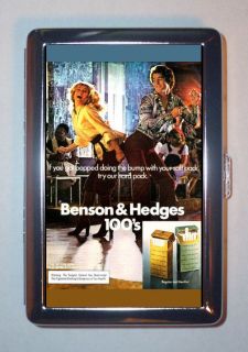 Disco 1977 Benson Hedges Cigarettes 100s Cigarette Case ID Wallet USA 