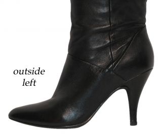 Guess by Marciano ♥ Black Leather OTK Over The Knee Boots 