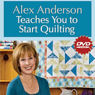 ALEX ANDERSON Teaches You To START QUILTING NEW DVD Terms Tips 