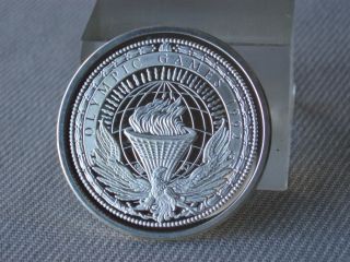 Silver coin XVI Winter Olympics Albertville 1992