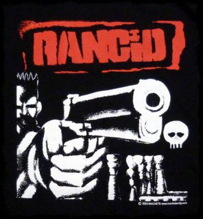 Rancid First Album Gun Logo T Shirt Official Fast SHIP