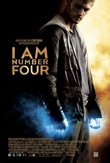 Am Number Four Alex Pettyfer Original DS Movie Poster