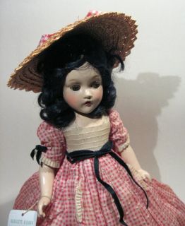 1937 Madame Alexander Scarlett OHara Composition Doll w Tagged 