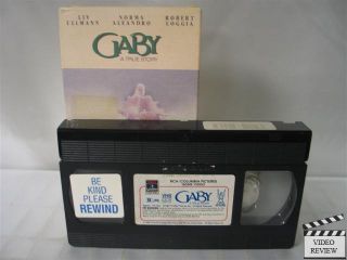 Gaby A True Story VHS Rachel Levin Robert Loggia