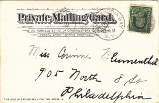   steamer captain Visger the rift 1900s Alexandria Bay NY postcard