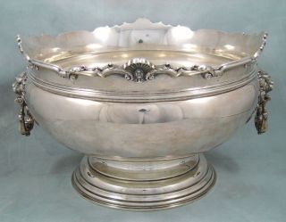 Lionel Alfred Crichton English Sterling Punch Bowl 1929