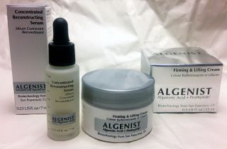 ALGENIST Concentrated Reconstructing Serum + Firming & Lifting Cream 