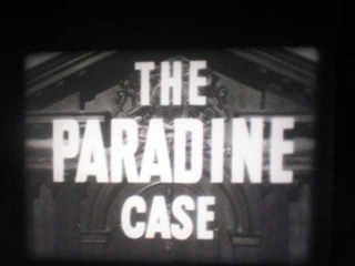 Super 8mm Film 47 The Paradine Case Hitchcock