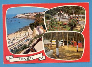Postcard Portugal ALENTEJO Sines Views Car Cars 1970s