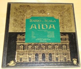 Aida Teatro Alla Scala Giuseppe Verdi Tullio Serafin Angel 3 Record 