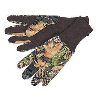 NEW w tags Allen Mossy Oak Breakup Camouflage Dot Grip Jersey Gloves 