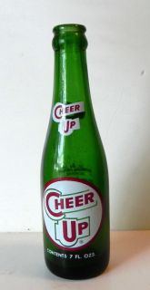 Cheer Up Vintage Soda Pop Bottle Yaki Sons Aliquippa