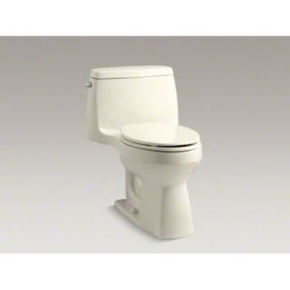 Kohler K 3810 47 Compact Elongated One Piece Toilet Almond
