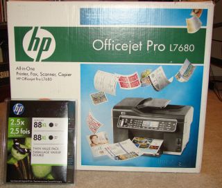 Hewlett Packard OfficeJet Pro L7680 All In One Printer w Ink